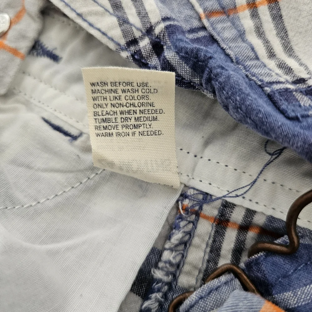 OshKosh B’Gosh Vestbak Baby Boy 24 Months Plaid Overalls Shortall Cotton‎